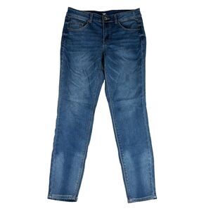 Almost Famous Jeans Womens Size 9 Mid Rise Denim Blue‎